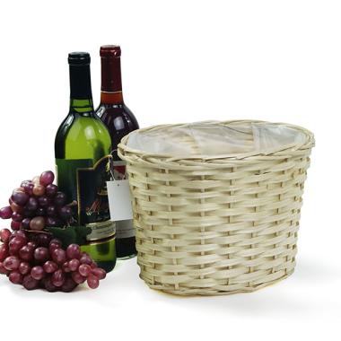 willow oval deep tray sewn lining pw23 1lg handles