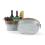 oval tub galvanized ribbedrust finish by83 1rst wholesale metal containers tubs