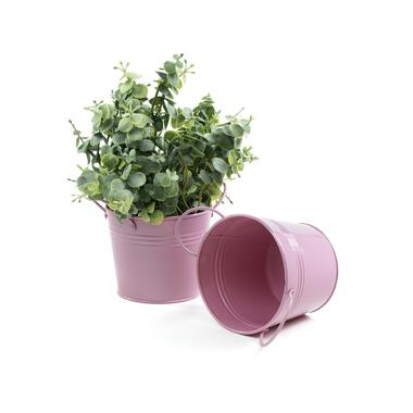 5  tin pot light pink by03 1lp wholesale metal containers pails