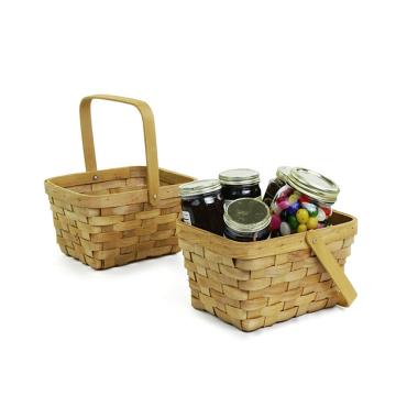 woodchip small rectangle shop natural sd33 1 wholesale basket containers handled baskets