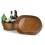 15  oval tub copper finish by95 1cp wholesale metal containers tubs