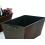 14  rectangle tin tray rust finish ty35 1rst wholesale metal containers rect