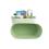 12  tin oval tub sage green by12 1gr wholesale metal containers