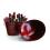 14  tin oval deep tub transparent red by24 1tpr wholesale metal