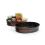 12  tin oval low bowl antique brown ty59 1br wholesale metal containers
