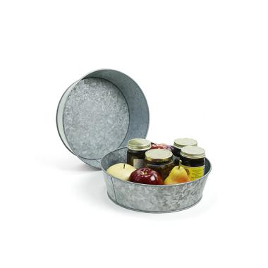 10  galvanized tub round by251 1no wholesale metal containers tubs 9