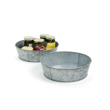 10  galvanized tub round by251 1no wholesale metal containers tubs 9