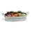 tin oval tray galvanized side handle ty50 1 handles