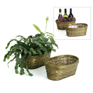 12  bamboo oval bowl bo725 1s handles bowls trays