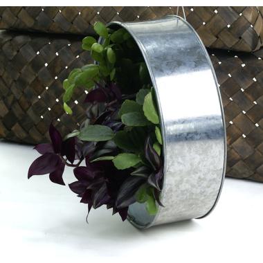 moon tin wall basket galvanized wy50 1 wholesale metal containers novelty