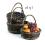 willowwoodchiprope shop set 3 sw391 wholesale basket containers handled baskets