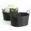 woven oval storage bin dark brown tp121 1dkb handles bowls