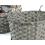 woven oval storage bin grey 2 tone tp145 1 handles bowls