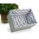large woven synthetic rectangle storage bin tp424 1gry handles bowls