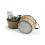 9  wood slat bowl w faux leather handle bd209 1 handles
