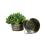 8  round tin tub burnt copper by18 1cbt wholesale metal containers