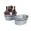 galvanized oval tub 13  brown trim by13 1abt wholesale metal containers