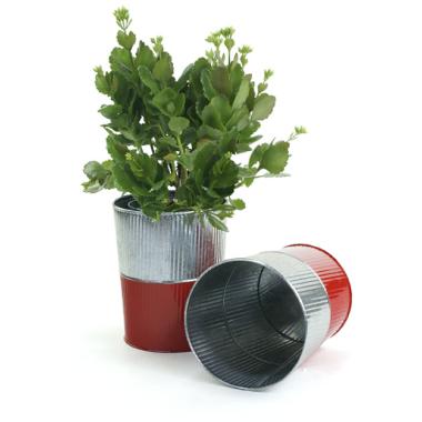 6  galvanized bucket tall ribbedred base by127 1rd wholesale pot covers