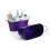12  oval tin translucent purpletub by14 1tprp wholesale metal containers tubs