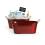 12  oval tin translucent red tub by14 1tpr wholesale metal containers