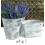 s3 tin half bucket wall basket white wash wy766 3 wholesale metal