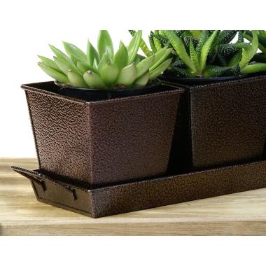 metal powder coated brown herb container by42 1br wholesale containers