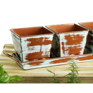 verdigriscopper herb container by42 1ver wholesale metal containers pails pots rect sq