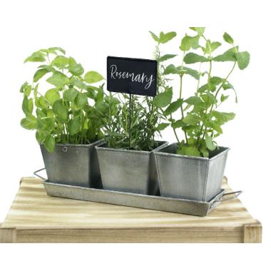 vintage herb container by42 1vin wholesale metal containers pails pots rect sq