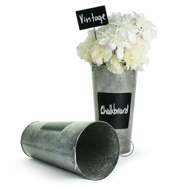 french bucket vintage chalk board by886 1vinch wholesale metal containers
