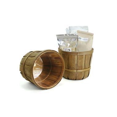 woodchip bushel basket stained pd568 1s handles bowls trays