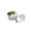 6  tin oval bowl white by876 1w wholesale metal containers mini