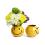 solid iron bowl smiley face golden yellow by207 1 wholesale metal