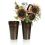 french bucket brown powder coated finish by883 1br wholesale metal containers