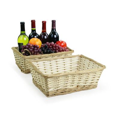 peeled willow retangular tray tw81 1 handles bowls trays