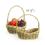 willow oval rope gift basket packaging handles