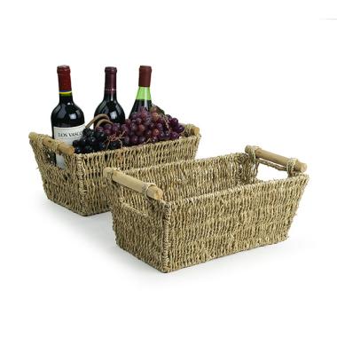 rope rectangle tray cutout handle tb14 1 handles bowls trays
