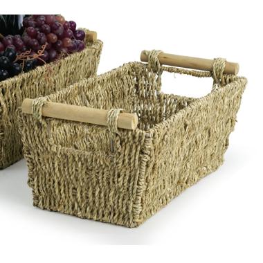 rope rectangle tray cutout handle tb14 1 handles bowls trays