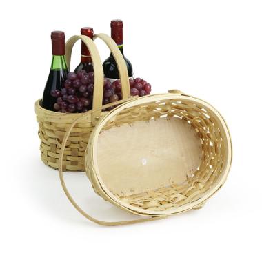 small woodchip oval double folding hdl sd11 1 wholesale basket containers handled