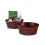 10  tin round tub translucent red by25 1tpr wholesale metal containers