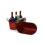 tin oval tub translucent red gold ribbing by82 1tpr wholesale metal