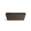 14 metal rectangle window box antique brown
