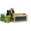wood crate burnt finish chalkboard extra large