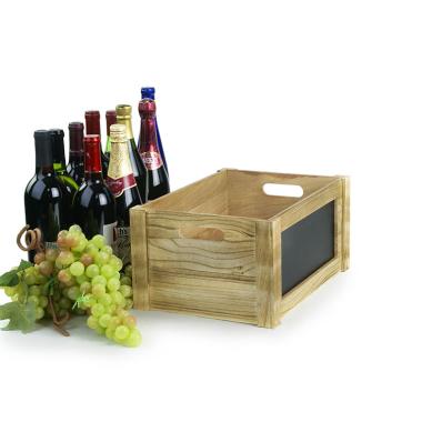 wood crate burnt finish chalkboard large