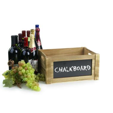 wood crate burnt finish chalkboard large