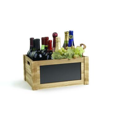 wood crate burnt finish chalkboard large