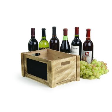 wood crate burnt finish chalkboard medium