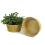 woodchip round bowl honey color extra large