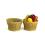woodchip round bowl honey color medium