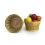 woodchip round bowl honey color medium
