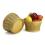 woodchip round bowl honey color medium